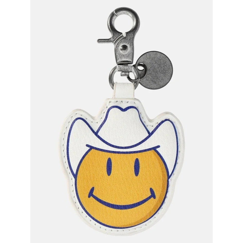 Kacey Musgraves Lee Cowboy Sparky Bag Charm Keychain Smiley Face NWT
